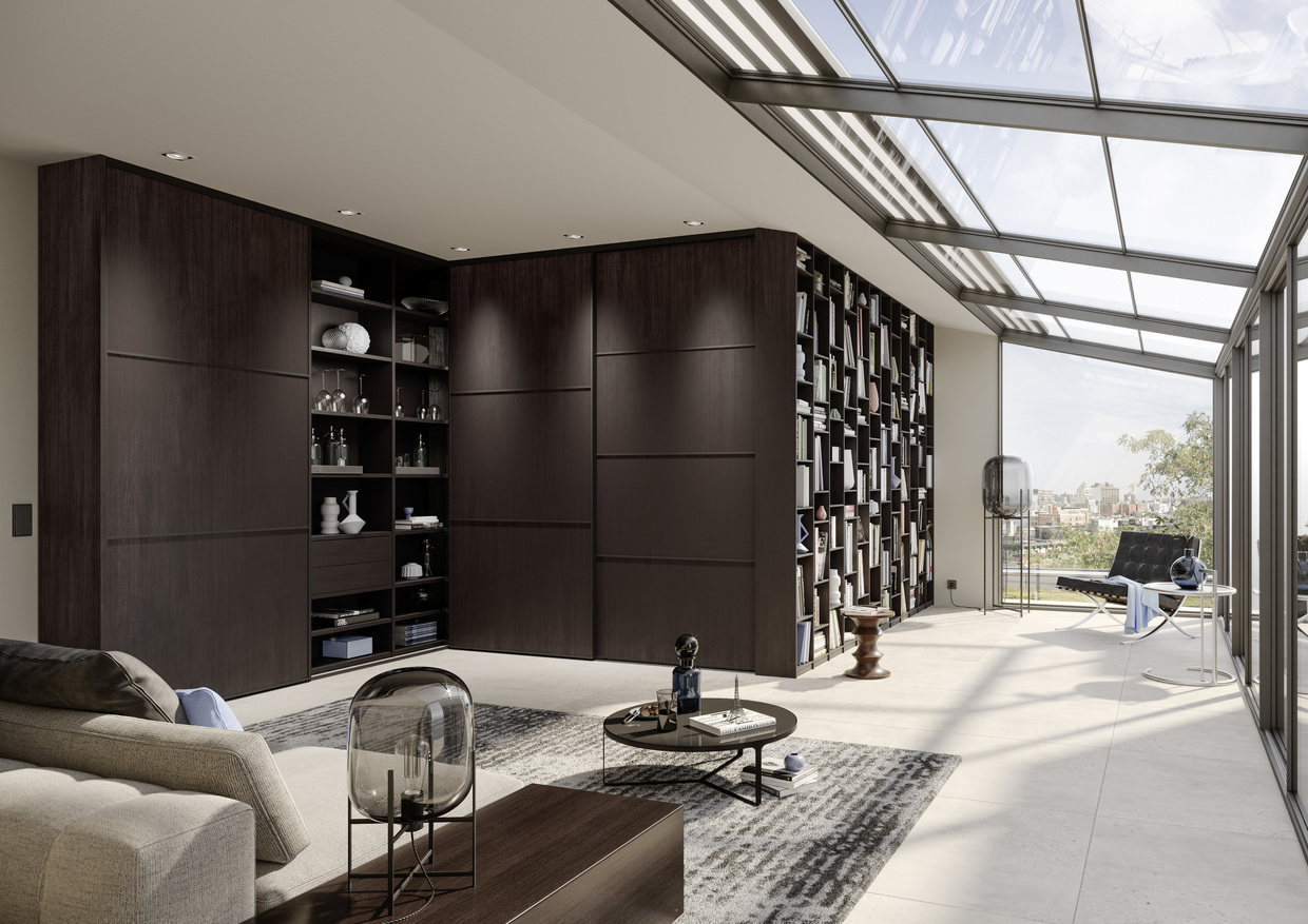 Woonkamer boekenkast op maat